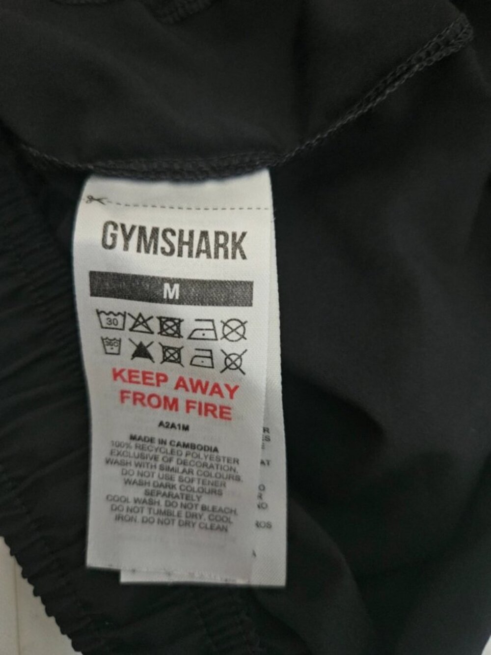 Men’s Black Lightweight Athletic Shorts Size M - Picture 2 of 3